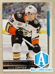 2018-19 Upper Deck Maxime Comtois YOUNG GUNS ROOKIE DUCKS RC YG #216